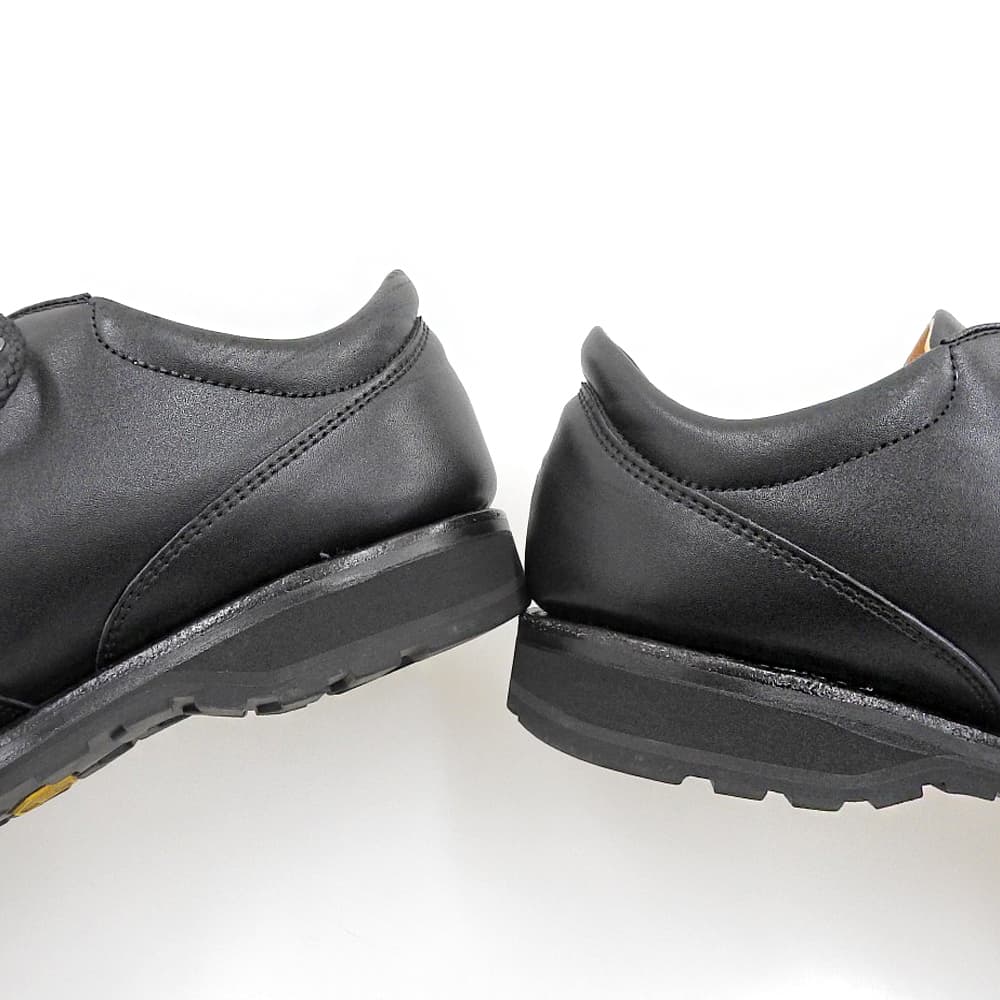 SHETLAND FOX Speyside Leather Sneakers Black Size 6