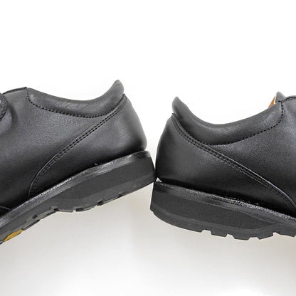 SHETLAND FOX Speyside Leather Sneakers Black Size 6