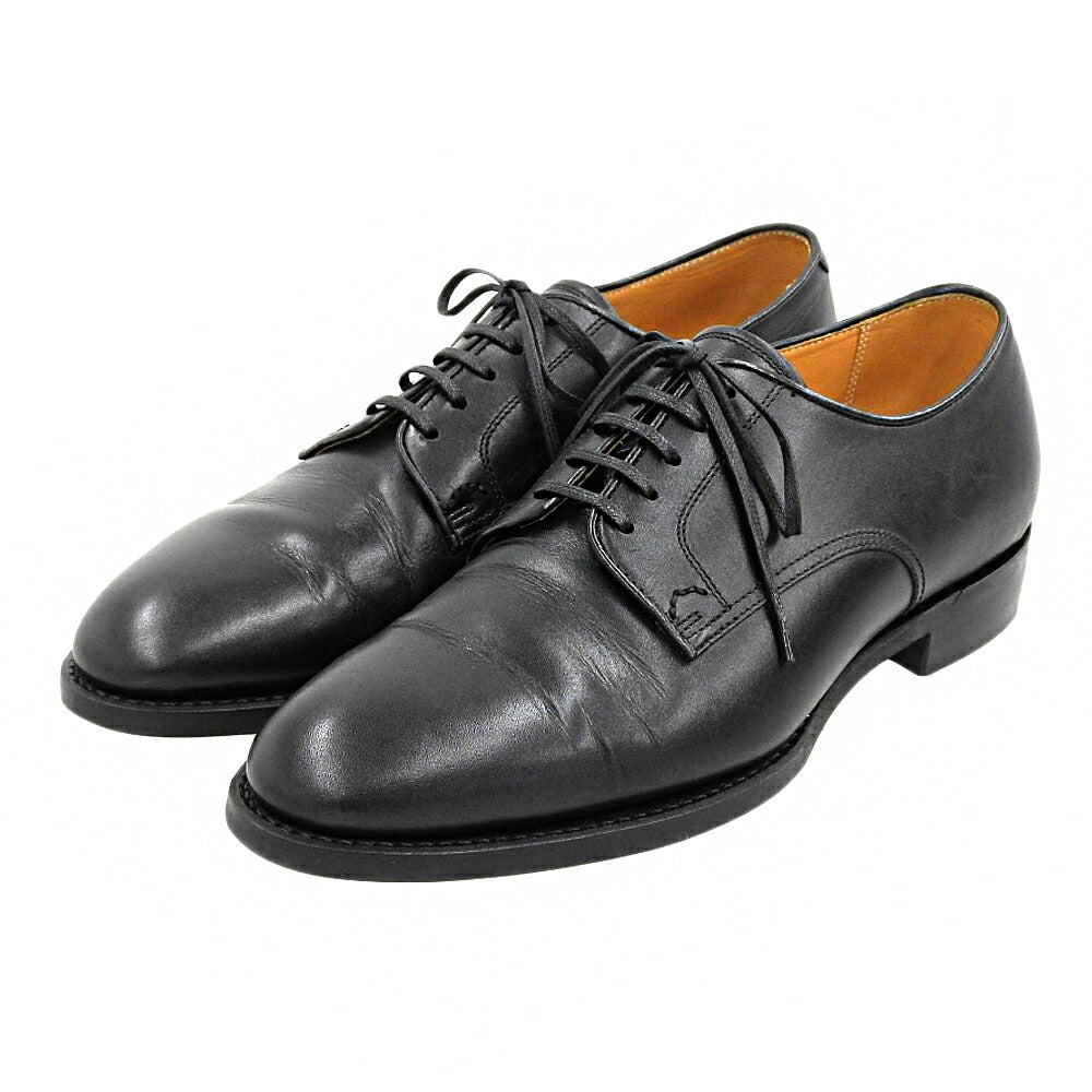 UNION IMPERIAL Derby Plain Leather Sneakers Black Size 6.5