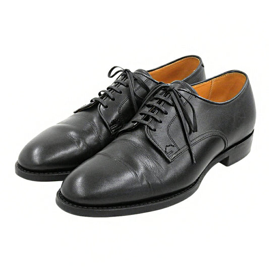 UNION IMPERIAL Derby Plain Leather Sneakers Black Size 6.5