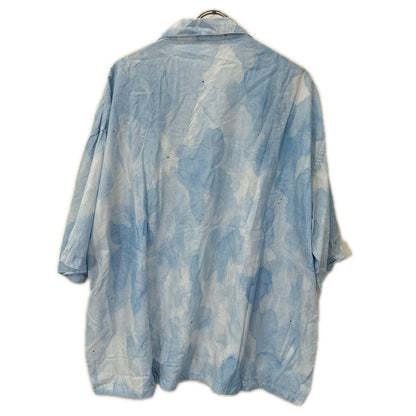 Porter Classic Lyocell Shell Button Shirt Blue Size XL
