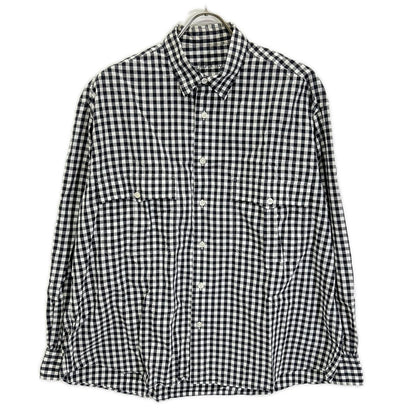 Porter Classic Cotton Roll Up Gingham Shirt Multi Size M