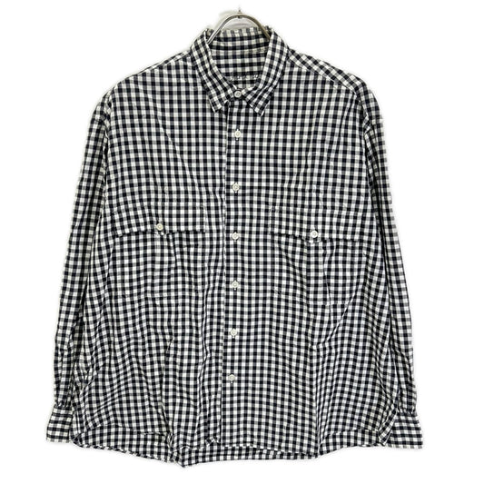 Porter Classic Cotton Roll Up Gingham Shirt Multi Size M