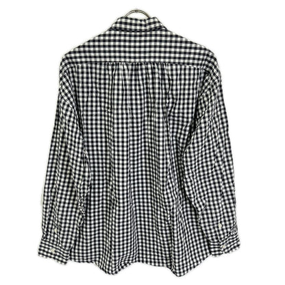 Porter Classic Cotton Roll Up Gingham Shirt Multi Size M