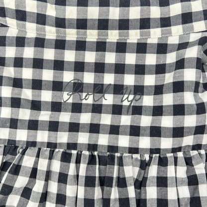 Porter Classic Cotton Roll Up Gingham Shirt Multi Size M