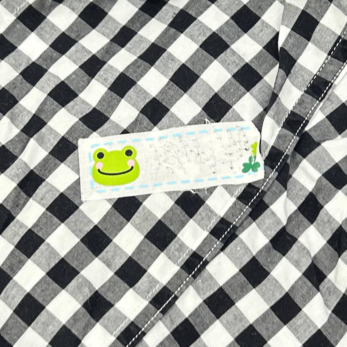 Porter Classic Cotton Roll Up Gingham Shirt Multi Size M