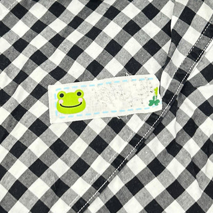 Porter Classic Cotton Roll Up Gingham Shirt Multi Size M
