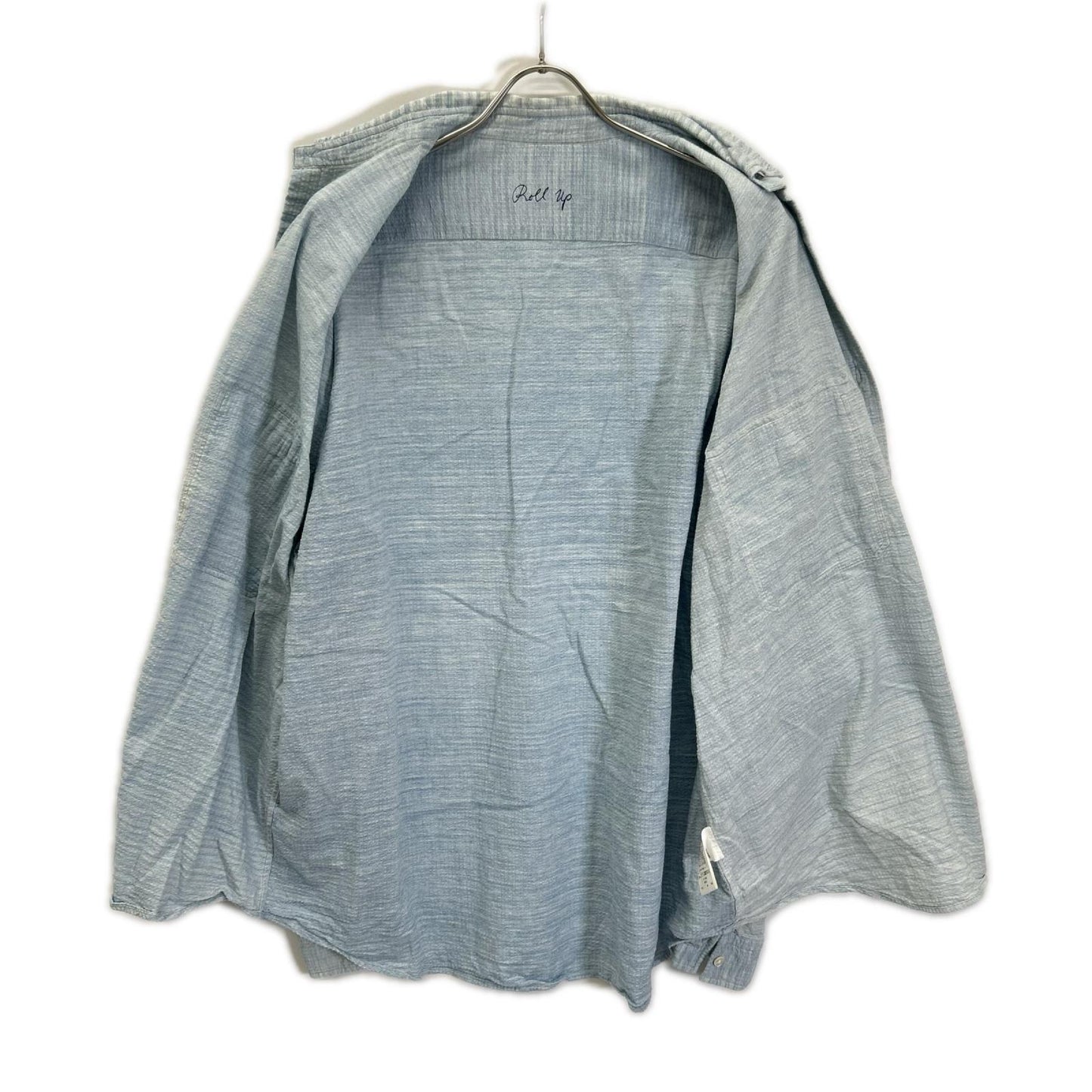 Porter Classic Light Blue Cotton Roll Shijira Stripe Size XL