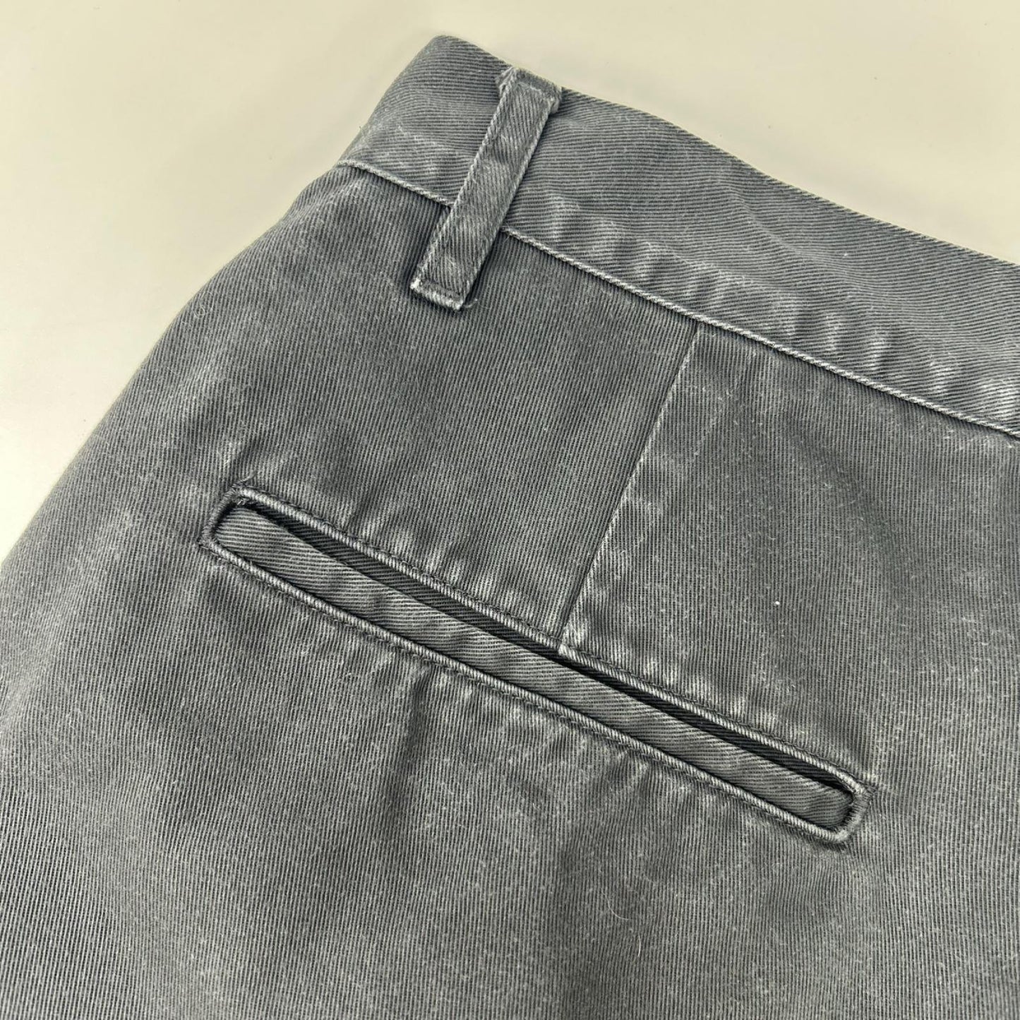 Porter Classic Gray Cotton Tapered Astaire Chinos Size L