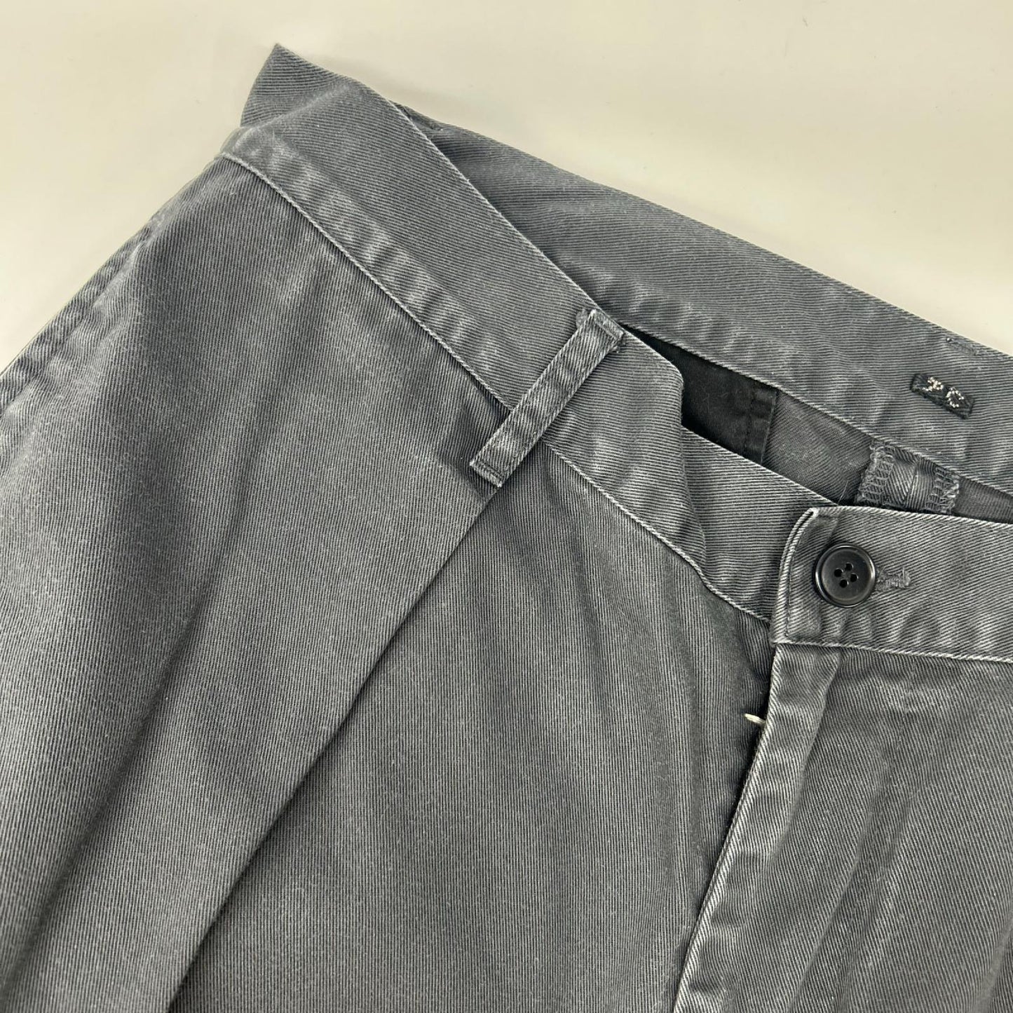 Porter Classic Gray Cotton Tapered Astaire Chinos Size L
