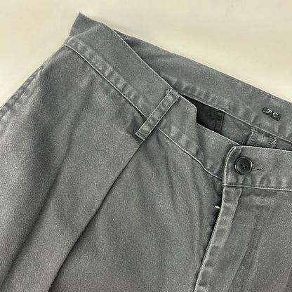 Porter Classic Gray Cotton Tapered Astaire Chinos Size L