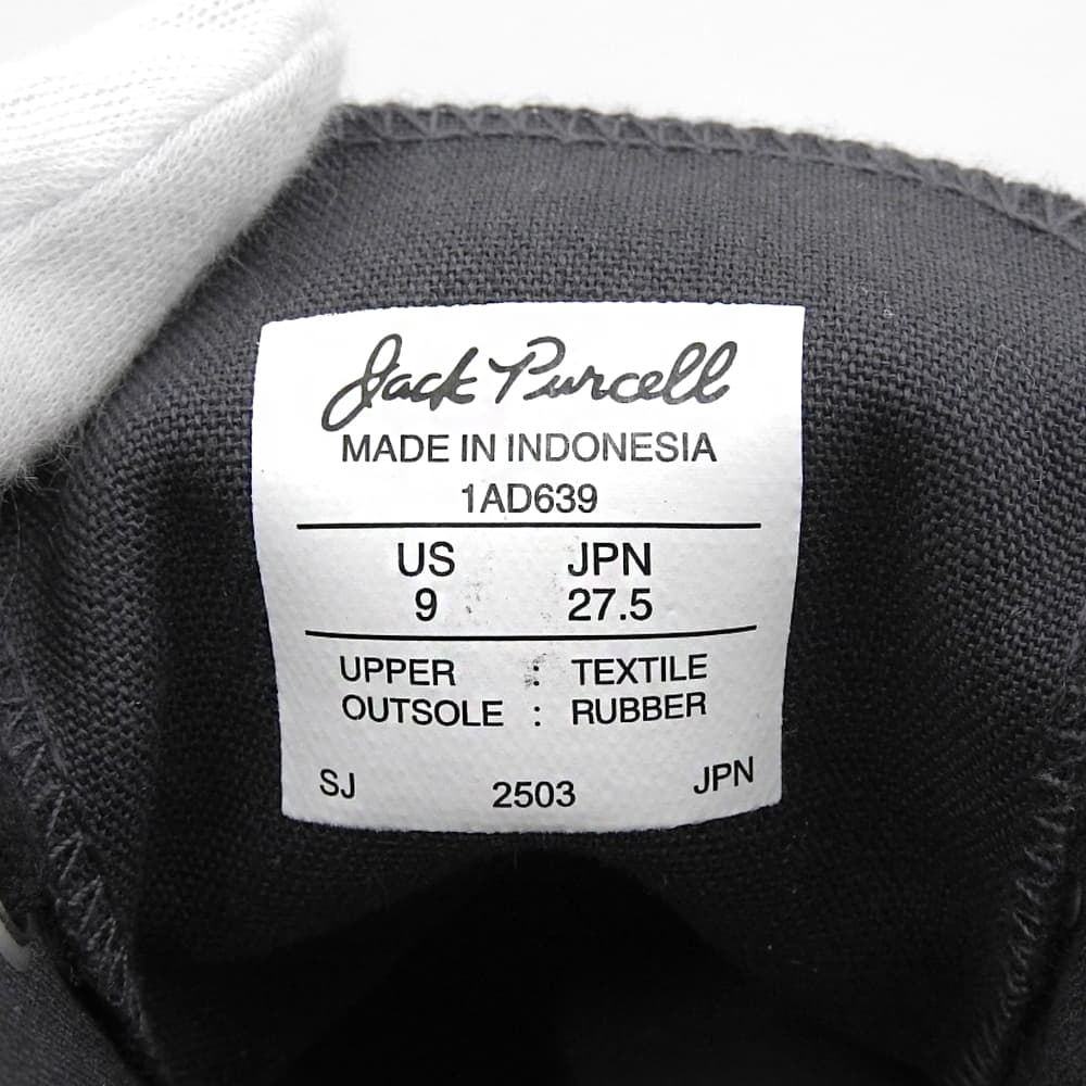 Converse JACK PURCELL 1935 Low-Top Sneakers Gray Size 27.5