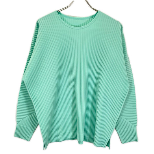 HOMME PLISSE ISSEY MIYAKE 24SS Pleated Long Sleeve Shirt Size 2