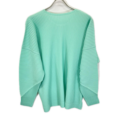HOMME PLISSE ISSEY MIYAKE 24SS Pleated Long Sleeve Shirt Size 2