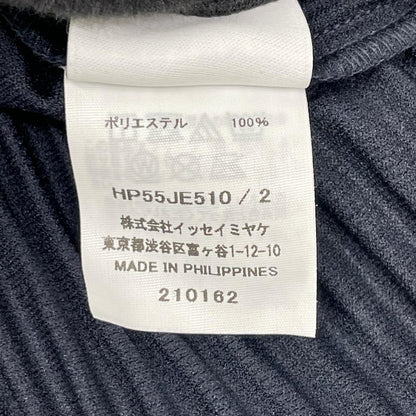 HOMME PLISSE ISSEY MIYAKE 25AW Pleated Vest Navy Size 2
