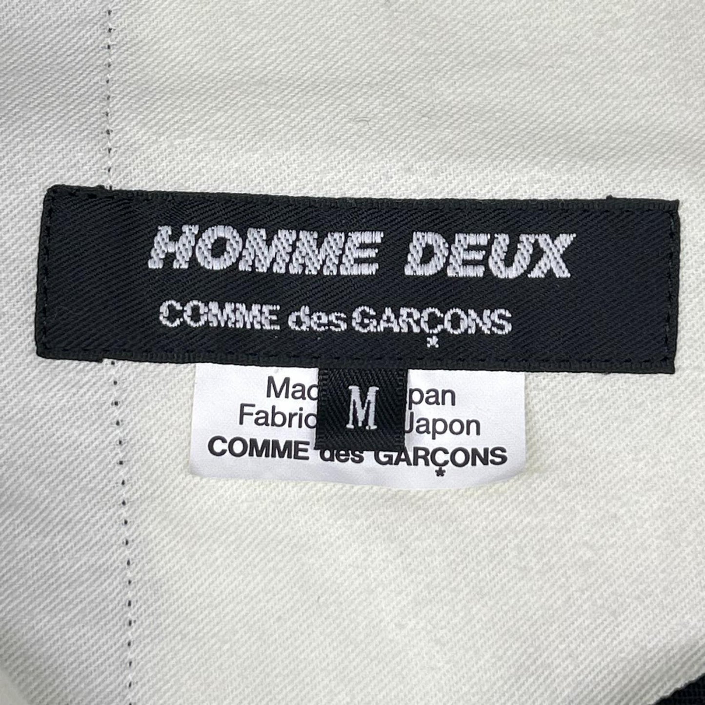 COMMEdesGARCONS H DEUX Wool Tapered Pants Black Size M