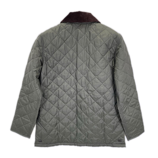 Barbour Liddesdale Nylon Quilted Jacket Green Size M