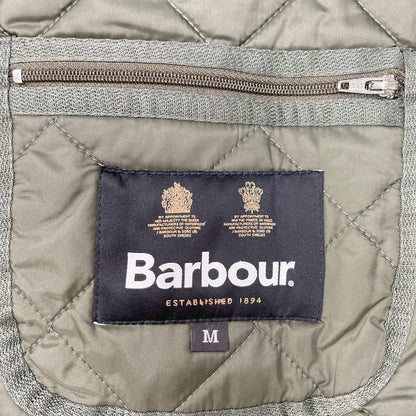 Barbour Liddesdale Nylon Quilted Jacket Green Size M