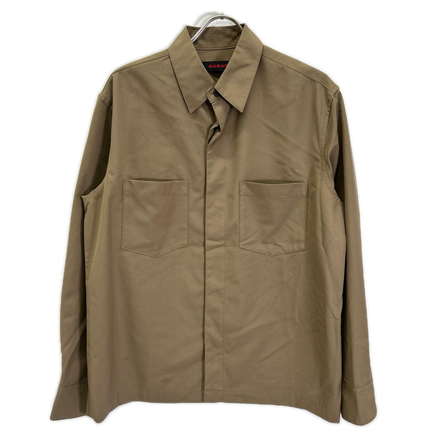 CABaN 20SS Rayon Wool Oversized Shirt Green Size M