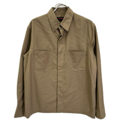 CABaN 20SS Rayon Wool Oversized Shirt Green Size M