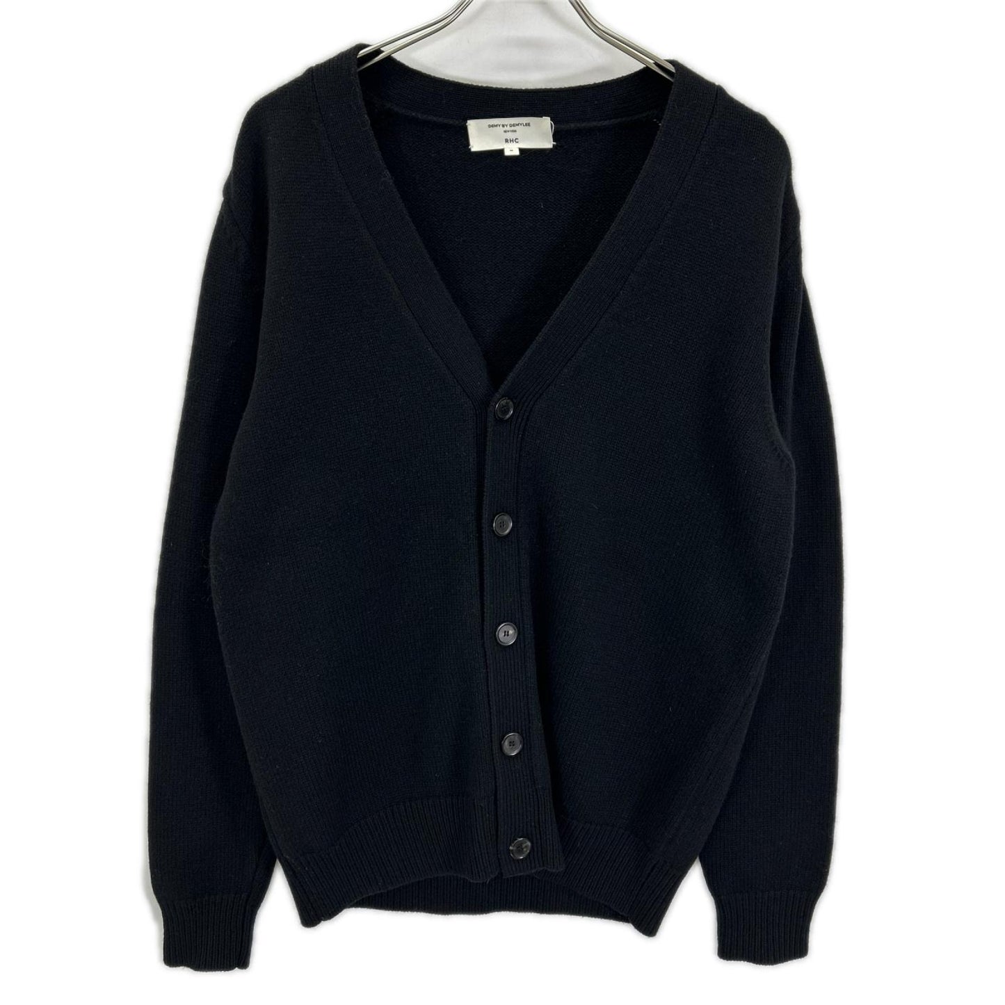 DEMY BY DEMYLEE RHC Wool Knit Cardigan Black Size M