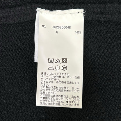 DEMY BY DEMYLEE RHC Wool Knit Cardigan Black Size M