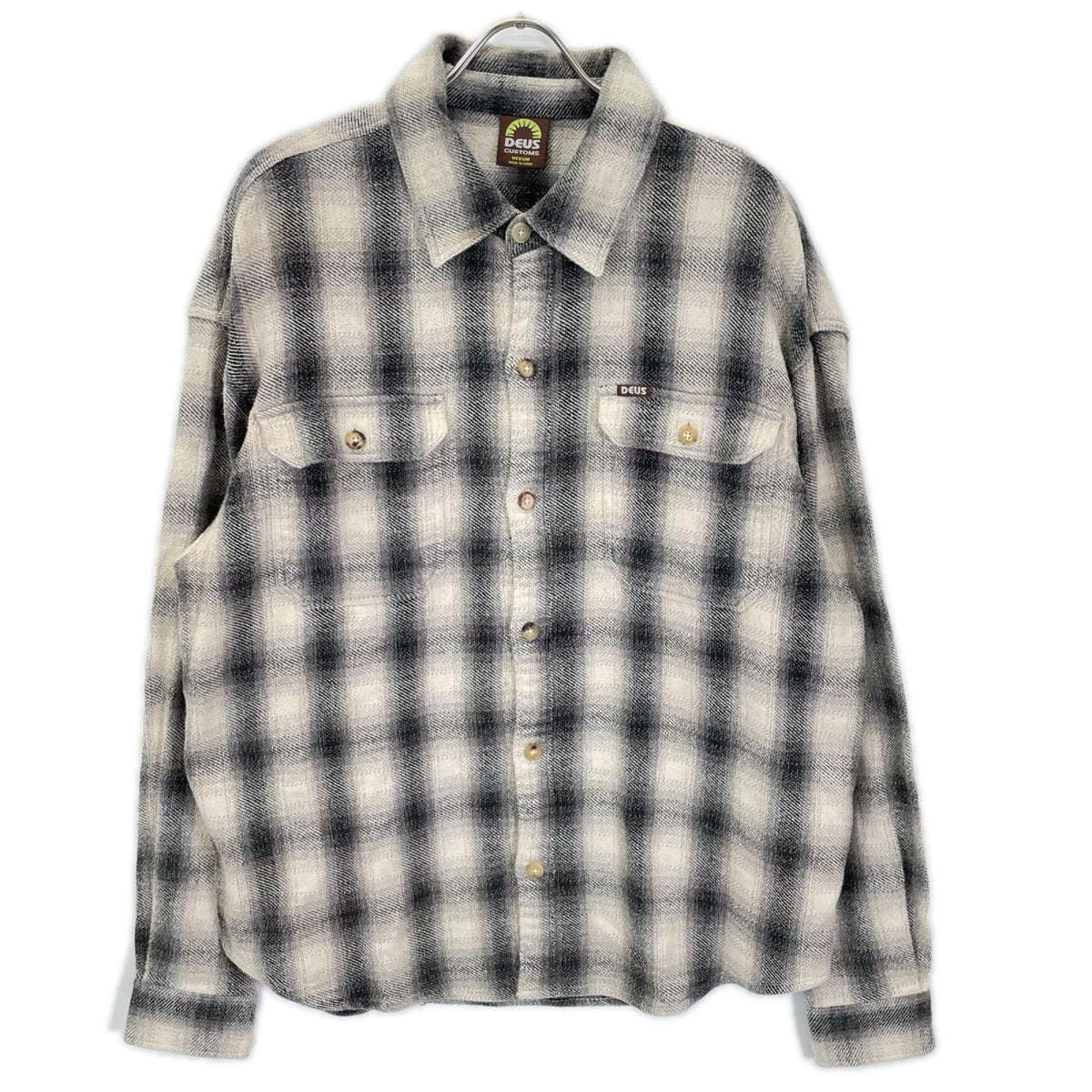 DEUS EX MACHINA "Too Busy To Work" Flannel Shirt Size M