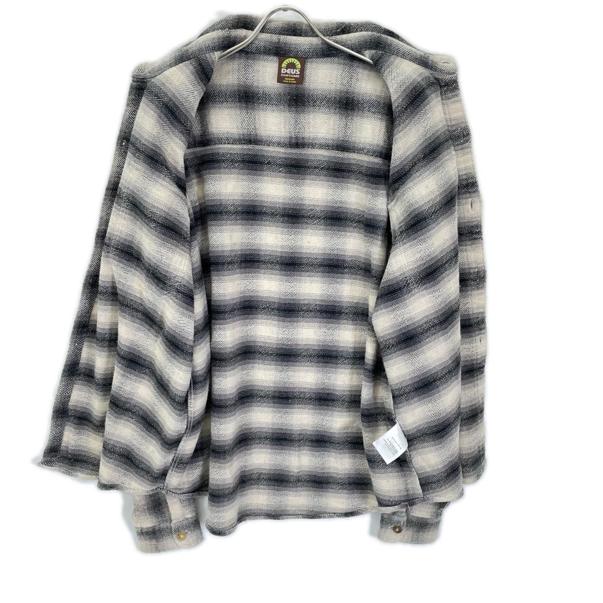 DEUS EX MACHINA "Too Busy To Work" Flannel Shirt Size M