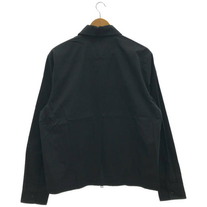 COS Black Zip-Up Overshirt Jacket Size M