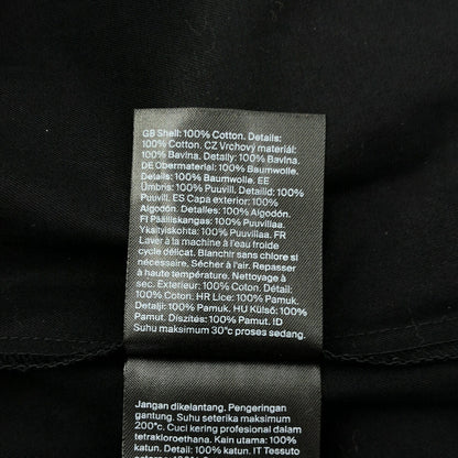 COS Black Zip-Up Overshirt Jacket Size M