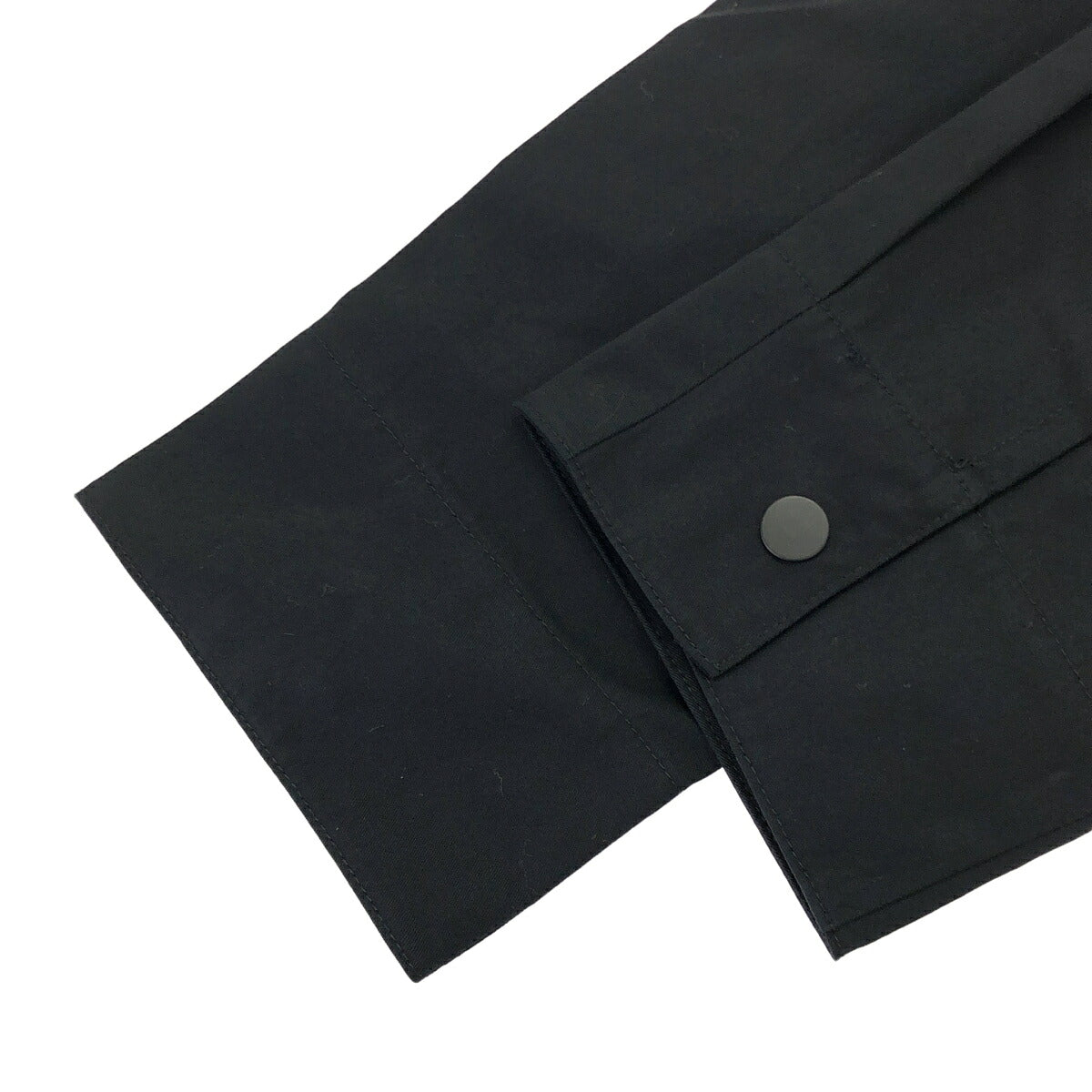 COS Black Zip-Up Overshirt Jacket Size M