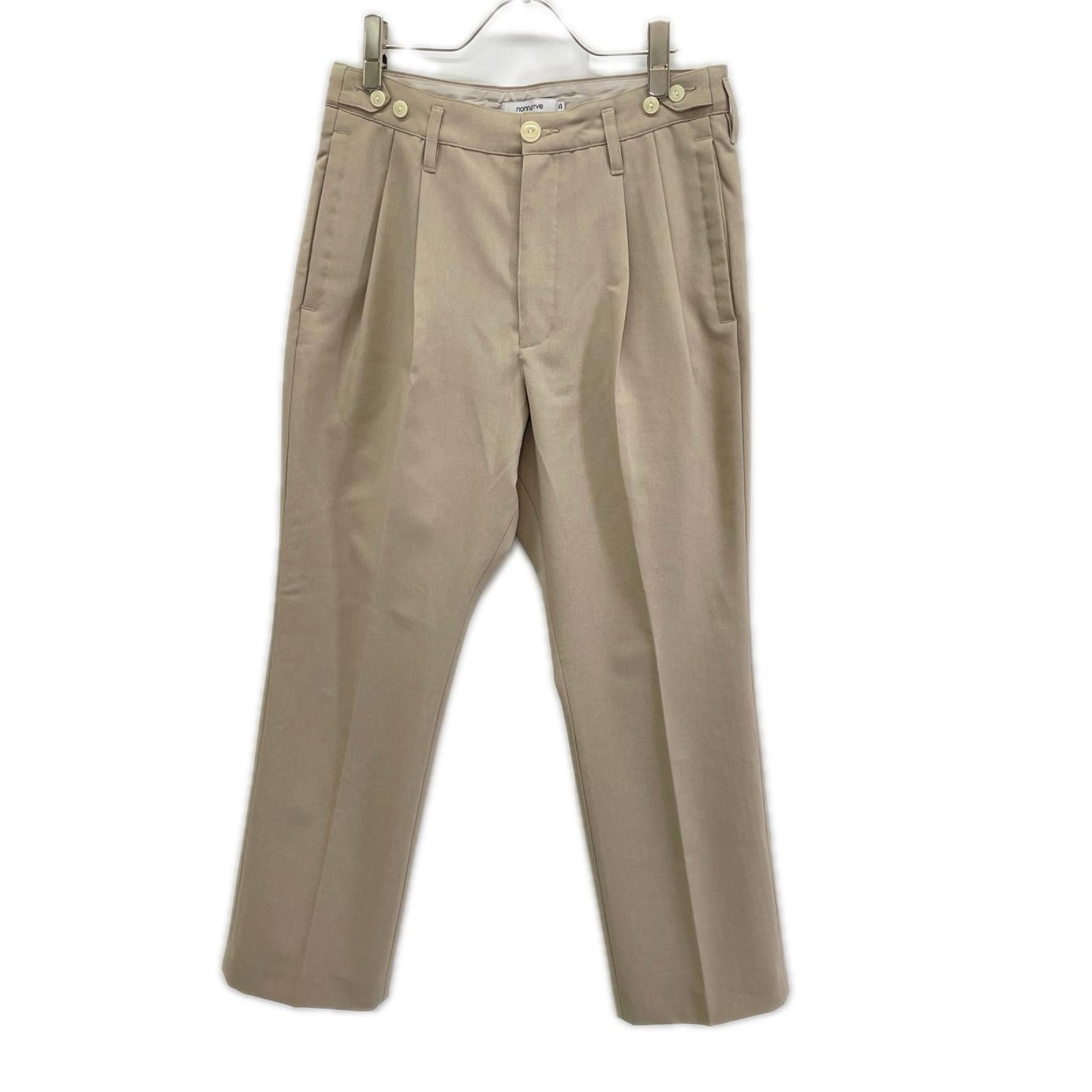 nonnative 25SS Officer Chino Trousers Weather Beige Size 0
