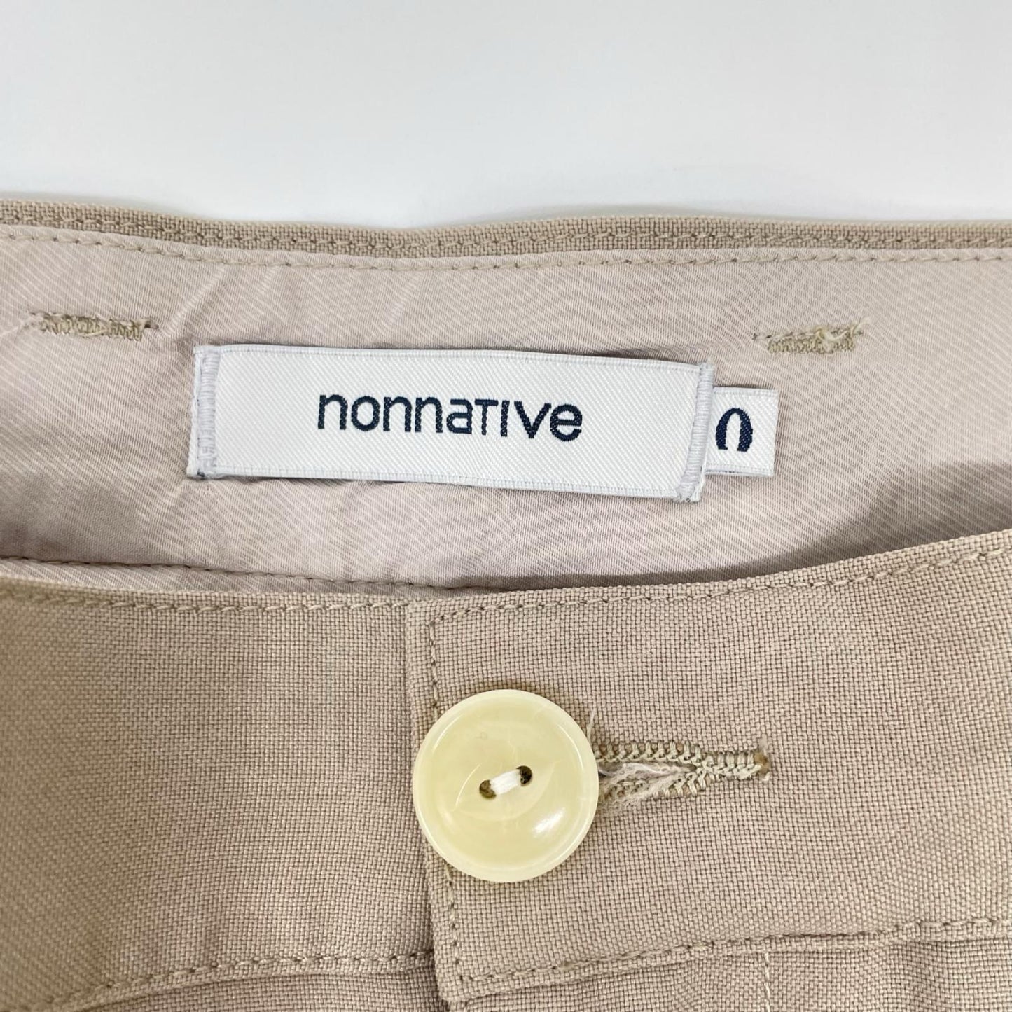 nonnative 25SS Officer Chino Trousers Weather Beige Size 0