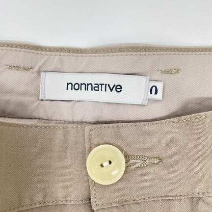 nonnative 25SS Officer Chino Trousers Weather Beige Size 0