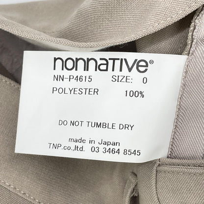 nonnative 25SS Officer Chino Trousers Weather Beige Size 0