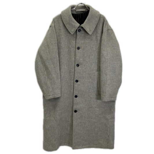 Ohal Light Gray Wool Balmacaan Coat Size 1
