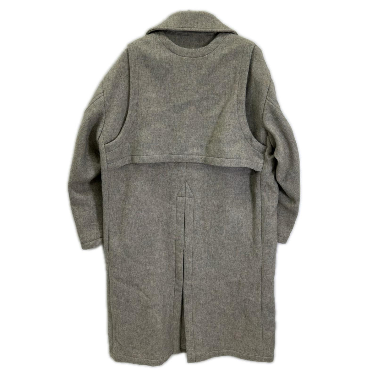 Ohal Light Gray Wool Balmacaan Coat Size 1