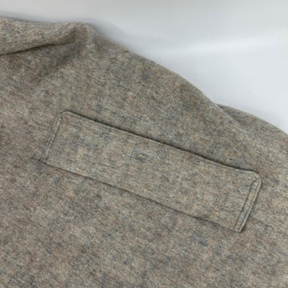 Ohal Light Gray Wool Balmacaan Coat Size 1