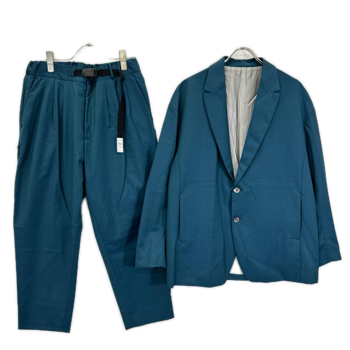 Ohal Blue Single-Breasted Wool Jacket Size 1