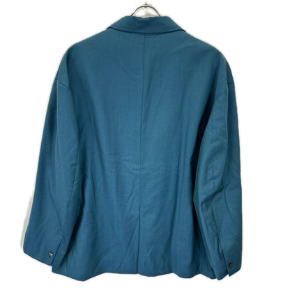 Ohal Blue Single-Breasted Wool Jacket Size 1