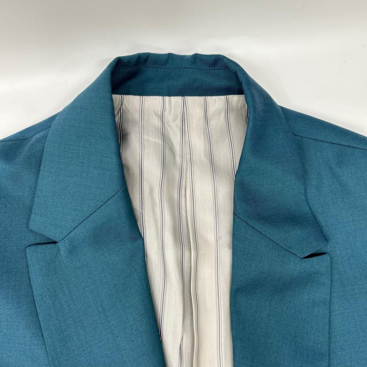 Ohal Blue Single-Breasted Wool Jacket Size 1