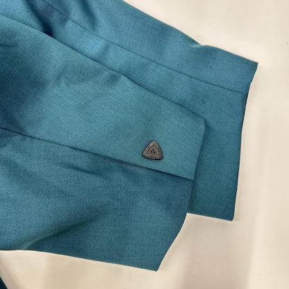 Ohal Blue Single-Breasted Wool Jacket Size 1