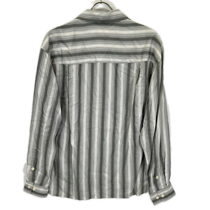 Pablo vinci 23AW Ombre Striped Open Collar Shirt Gray Size S