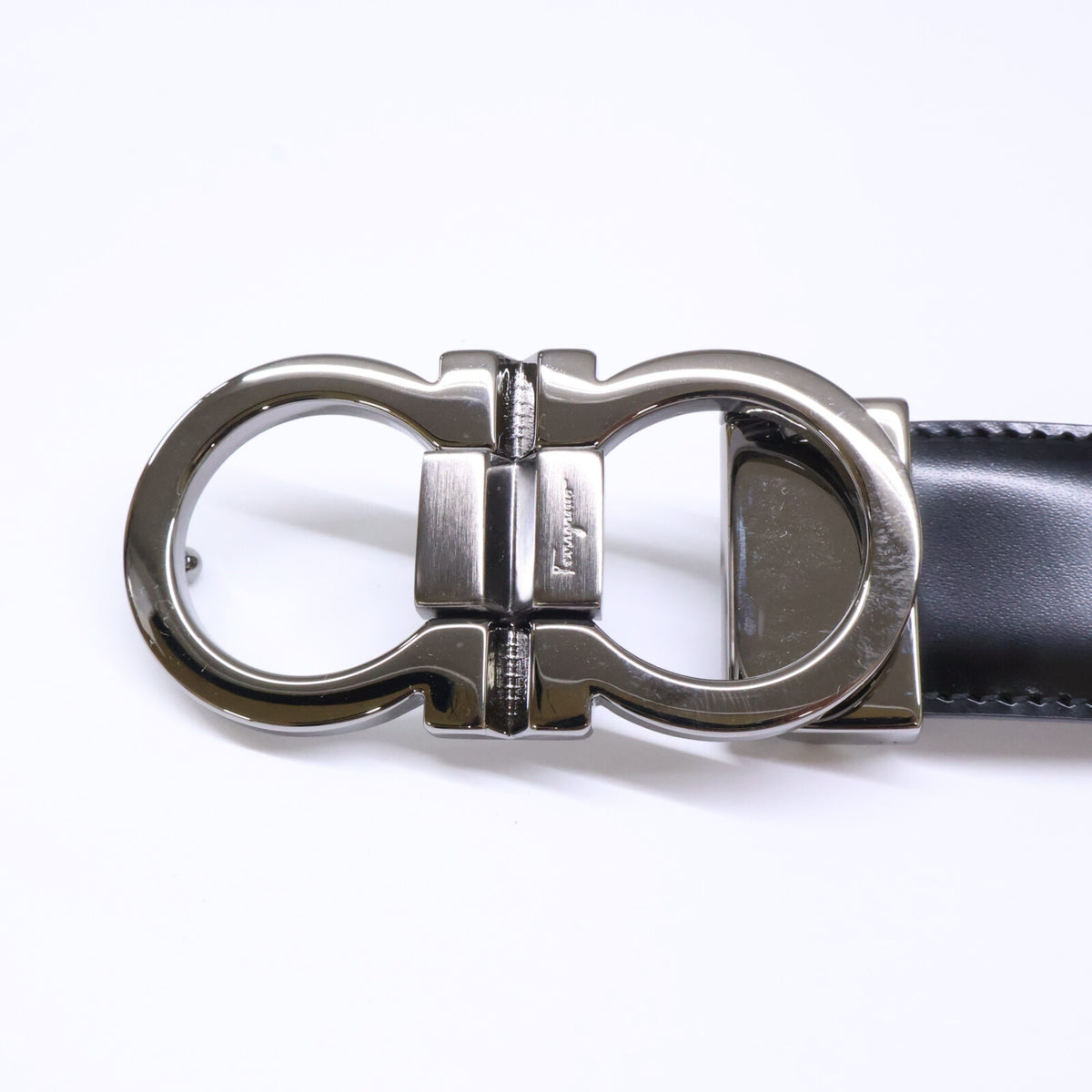 SalvatoreFerragamo Reversible Gancini Leather Belt