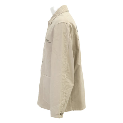 VISVIM Damaged G.Cords Back Embroidered Jacket Beige Size 1