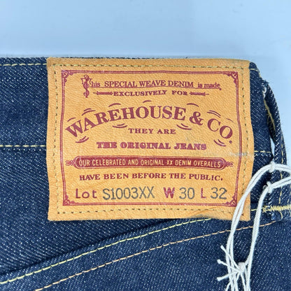WAREHOUSE S1003XX-LTD WWII Model Denim Jeans Size W30L32