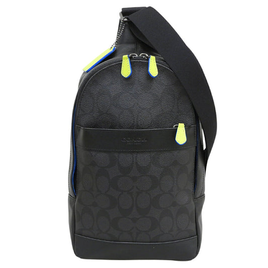 COACH Leather Signature Body Bag