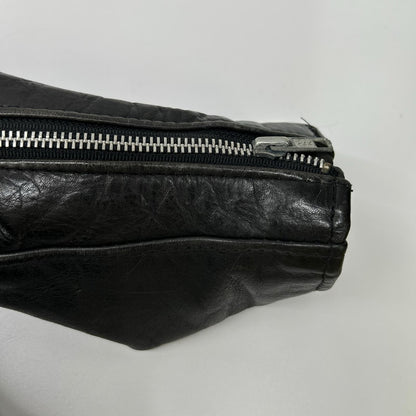 schott 641 Leather Single Rider Jacket Liner Black Size 42