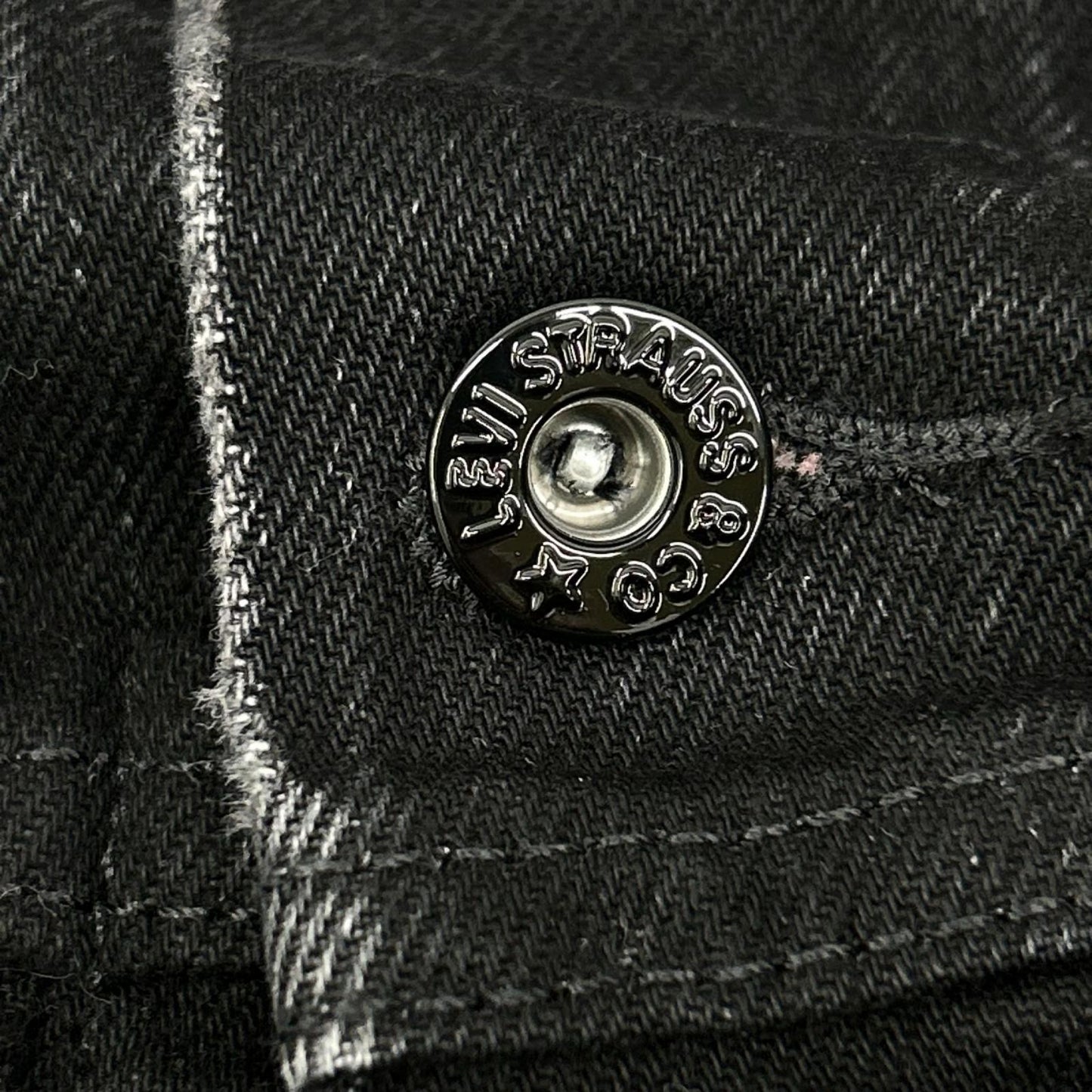 LEVI'S x EDIFICE 2nd Type Trucker Jacket Black Size XS