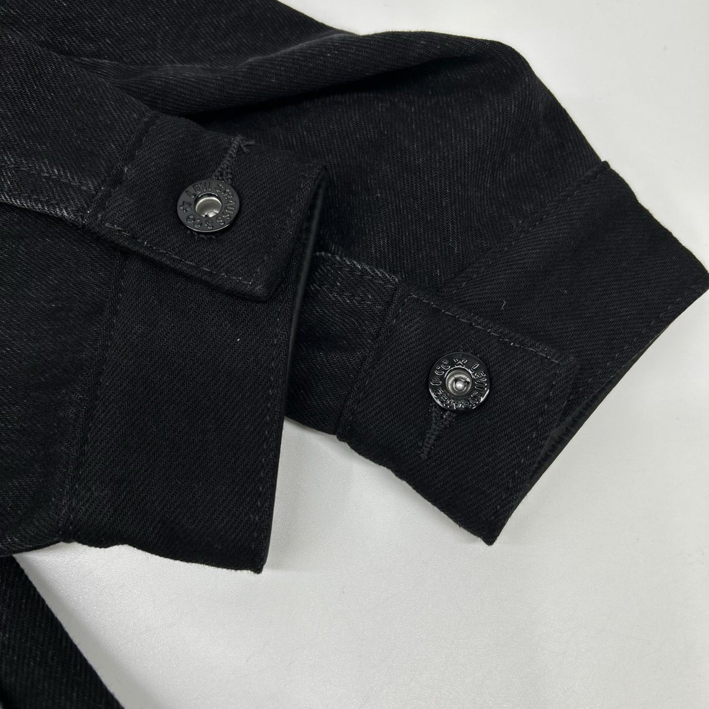 LEVI'S x EDIFICE 2nd Type Trucker Jacket Black Size XS